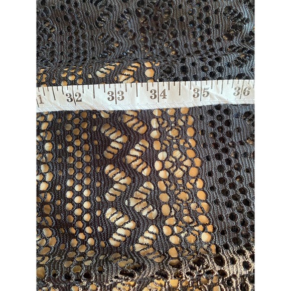 Woman’s long dress size xs small black crochet sleeveless spaghetti strap liner - Picture 4 of 13